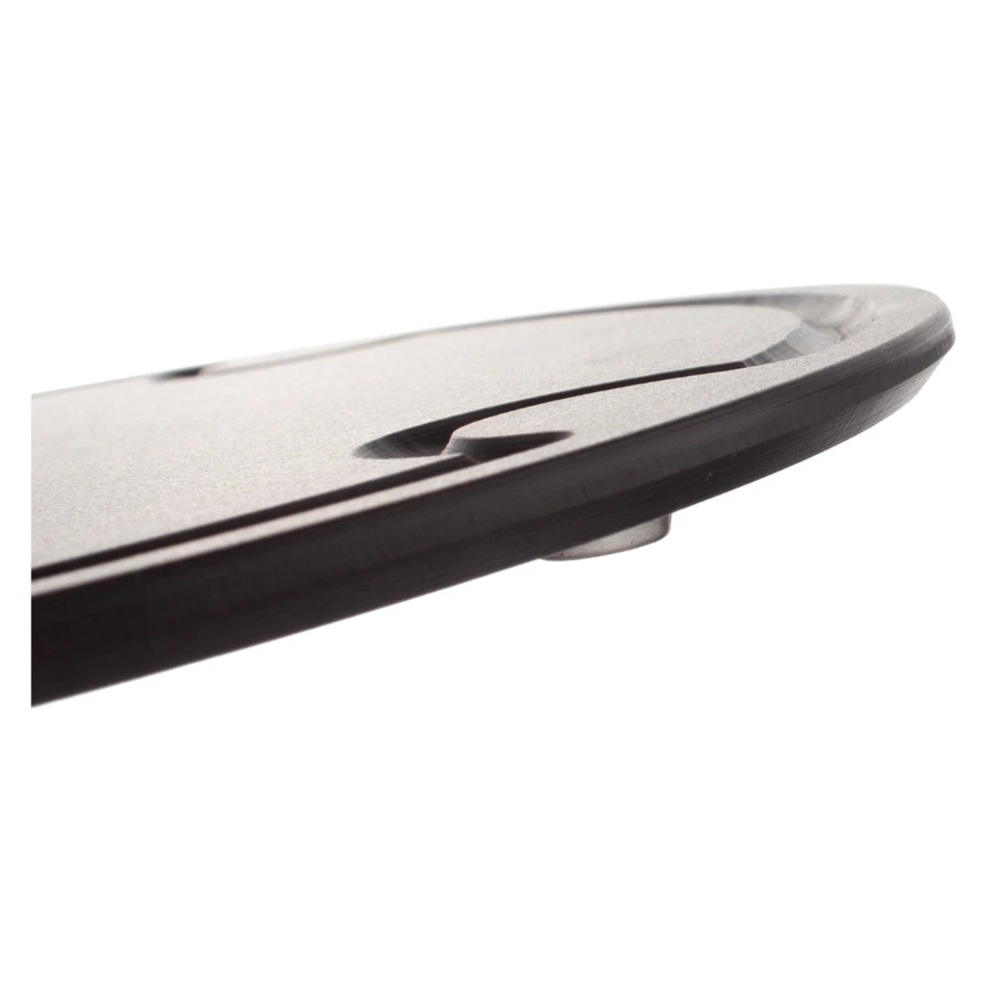 Доска для сервировки и нарезки с желобом ComposeEat Surface D25 см, композит, дуб мореный