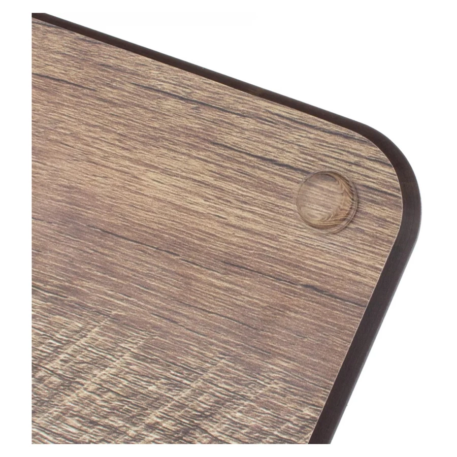 Доска для сервировки и нарезки с желобом ComposeEat Surface 33х25 см, композит, дуб мореный