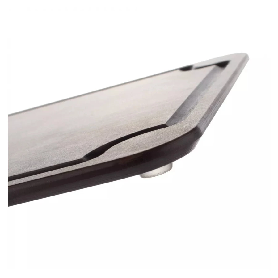 Доска для сервировки и нарезки с желобом ComposeEat Surface 33х25 см, композит, дуб мореный