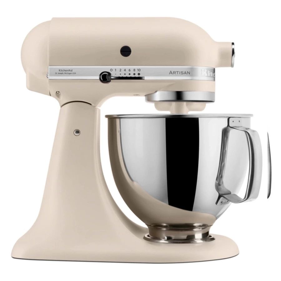 Миксер планетарный KitchenAid Artisan 4.8 л, чаша металл, 5KSM125EMH, молочный коктейль
