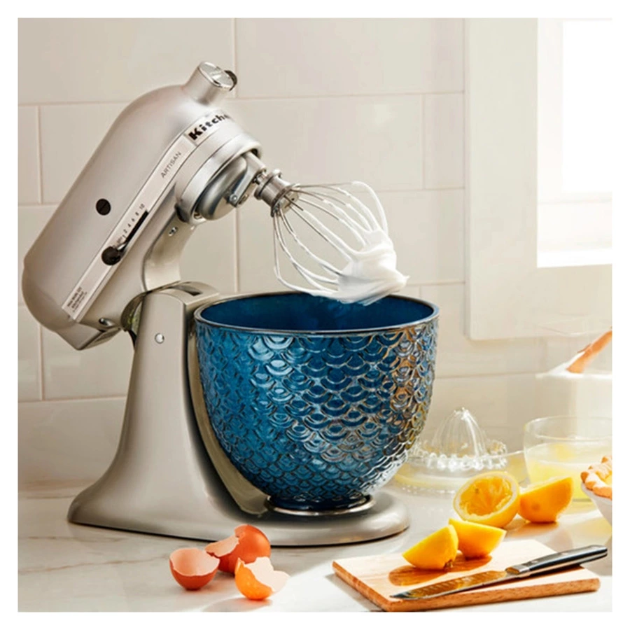 Миксер планетарный KitchenAid Artisan 4.8 л, чаша металл, 5KSM125EMH, молочный коктейль