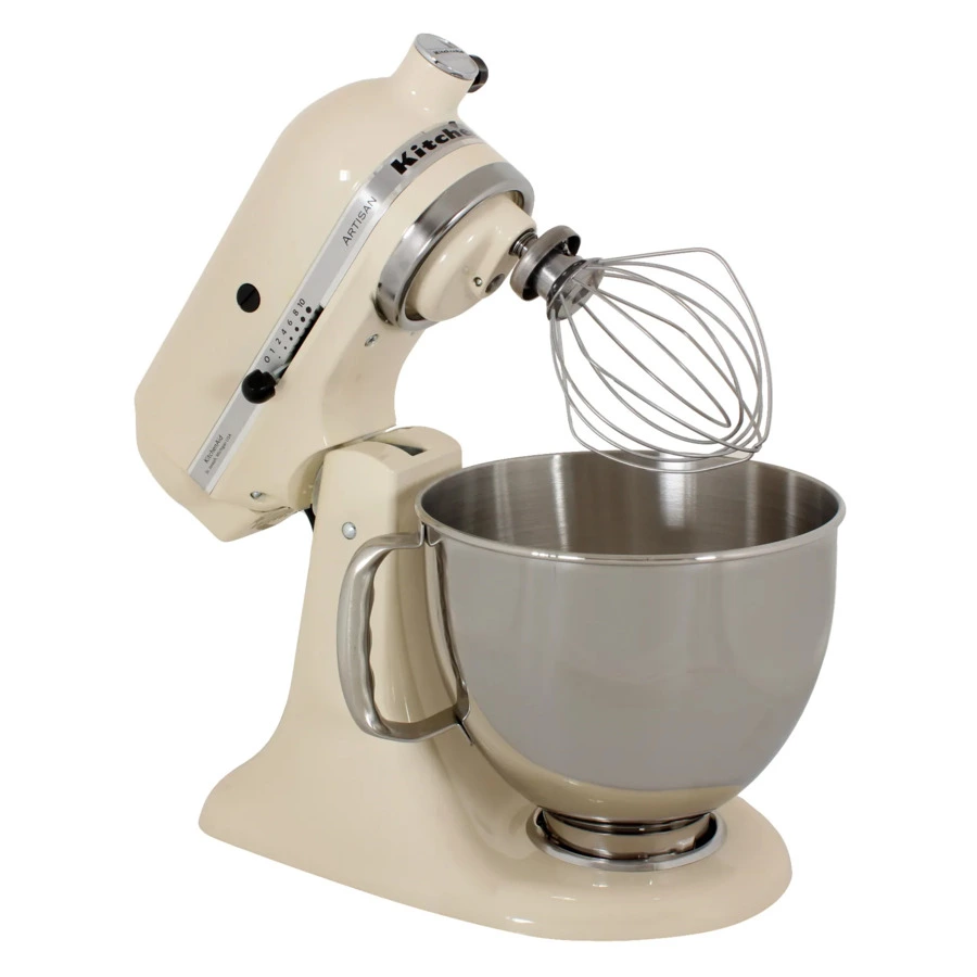 Миксер планетарный KitchenAid Artisan 4.8 л, чаша металл, 5KSM125EPL, фарфоровый белый