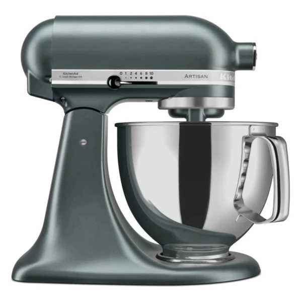 Миксер планетарный KitchenAid Artisan 4.8 л, 4 насадки, экран, 2 чаши, 5KSM175PSEJP, ягода можжевель