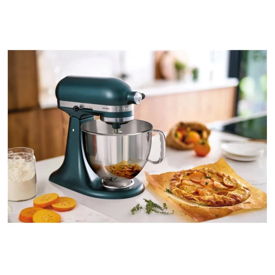 Миксер планетарный KitchenAid Artisan 4.8 л, 4 насадки, экран, 2 чаши, 5KSM175PSEJP, ягода можжевель