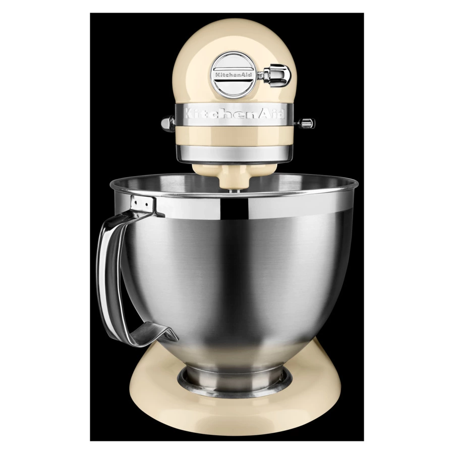 Миксер планетарный KitchenAid Artisan 4.8 л, 3 насадки, экран, чаша 3 л, 5KSM185PSEAC, кремовый