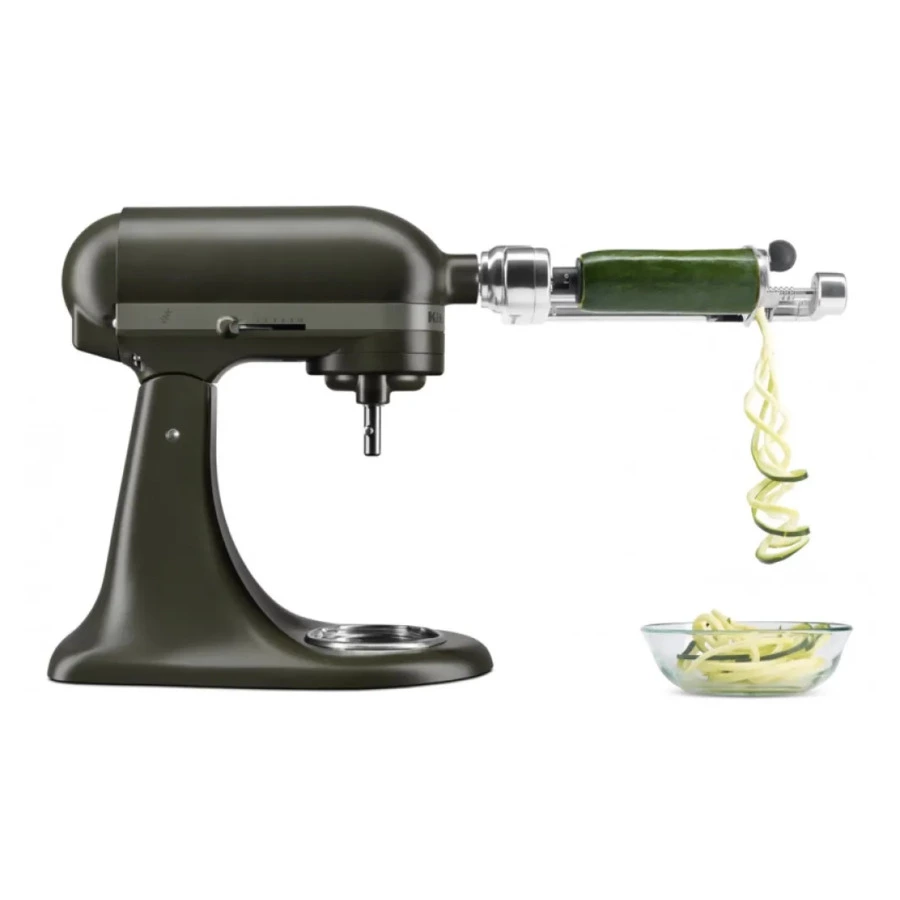 Миксер планетарный KitchenAid Artisan LE Evergreen 4.7 л, чаша из ореха, 5KSM180WSEEG, темно-зеленый