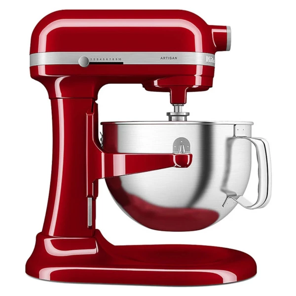 Миксер планетарный KitchenAid Artisan, подъемная чаша 5,6 л, 3 насадки, 5KSM60SPXEER, красный