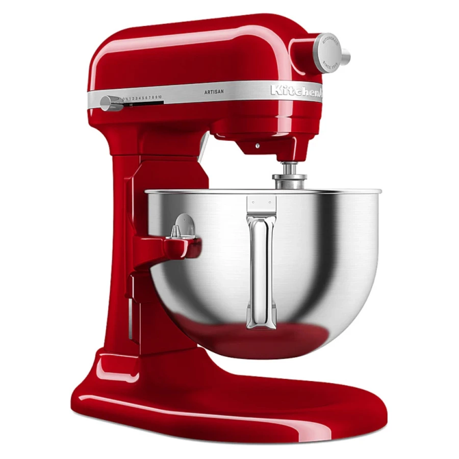 Миксер планетарный KitchenAid Artisan, подъемная чаша 5,6 л, 3 насадки, 5KSM60SPXEER, красный