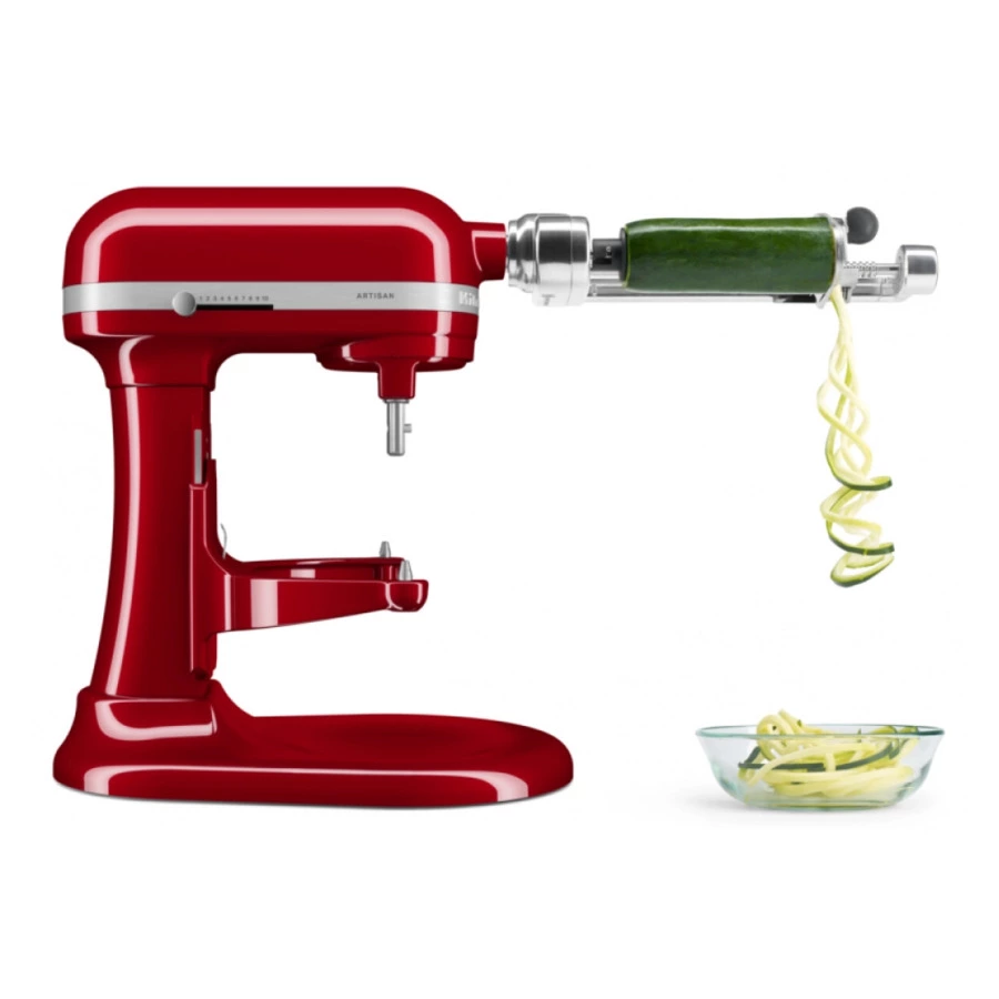 Миксер планетарный KitchenAid Artisan, подъемная чаша 5,6 л, 3 насадки, 5KSM60SPXEER, красный