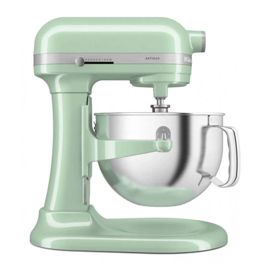 Миксер планетарный KitchenAid Artisan, подъемная чаша 5,6 л, 3 насадки, 5KSM60SPXEPT, фисташковый