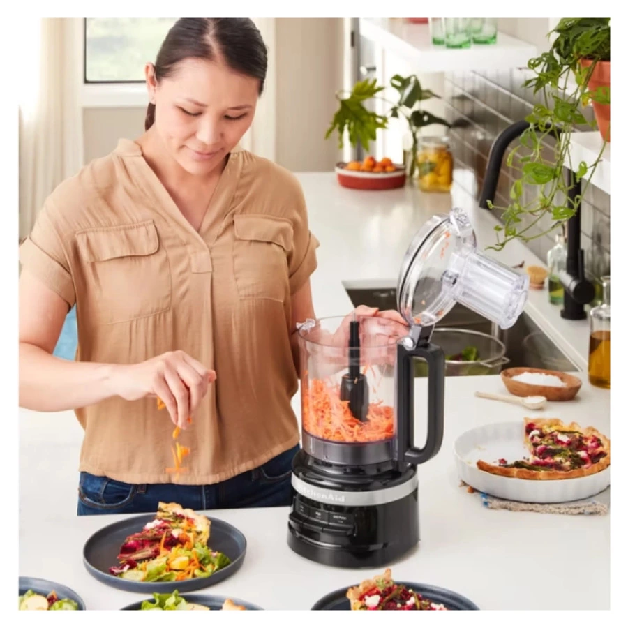 Кухонный комбайн KitchenAid, 2.1 л, 5KFP0921EOB, черный