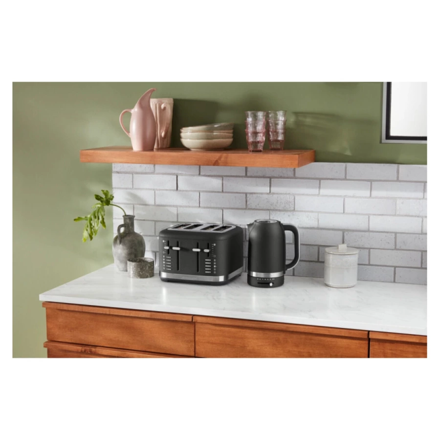 Тостер KitchenAid на 2 тоста 5KMT2109EBK, цвет чугун