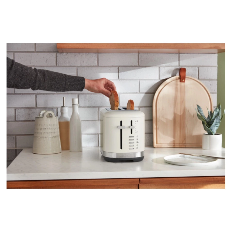 Тостер KitchenAid на 2 тоста 5KMT2109EPL, фарфоровый белый