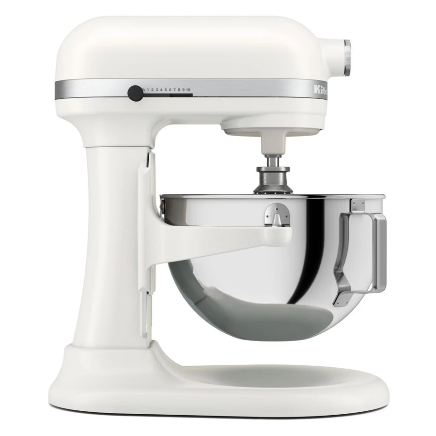 Миксер планетарный с подъемной чашей 5,2 л KitchenAid Heavy Duty 5KSM55SXXEWH, белый