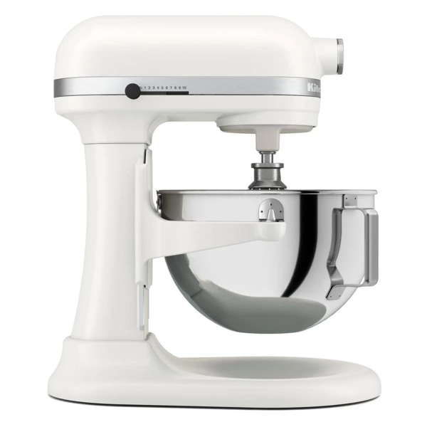 Миксер планетарный с подъемной чашей 5,2 л KitchenAid Heavy Duty 5KSM55SXXEWH, белый