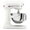 Миксер планетарный с подъемной чашей 5,2 л KitchenAid Heavy Duty 5KSM55SXXEWH, белый