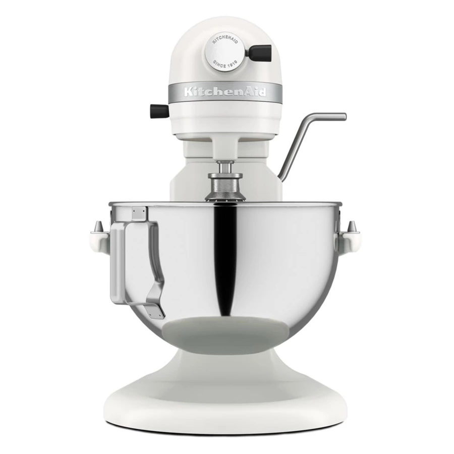 Миксер планетарный с подъемной чашей 5,2 л KitchenAid Heavy Duty 5KSM55SXXEWH, белый