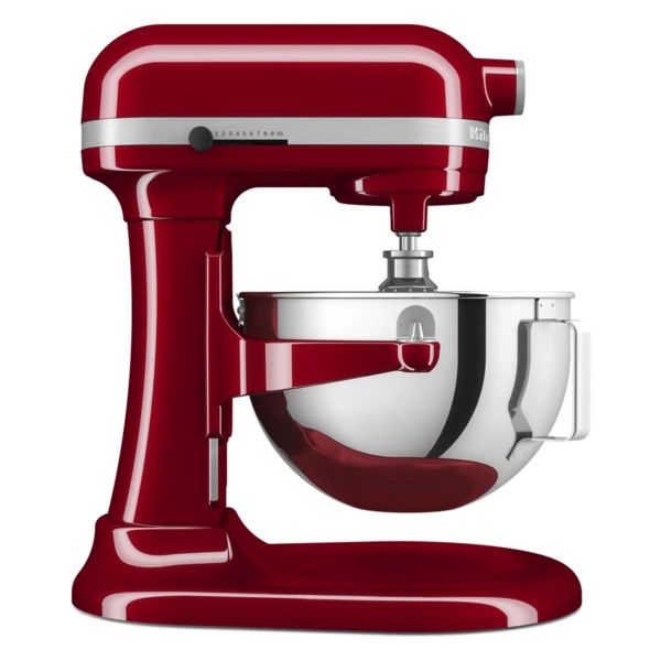 Миксер планетарный с подъемной чашей 5,2 л KitchenAid Heavy Duty 5KSM55SXXEER, красный