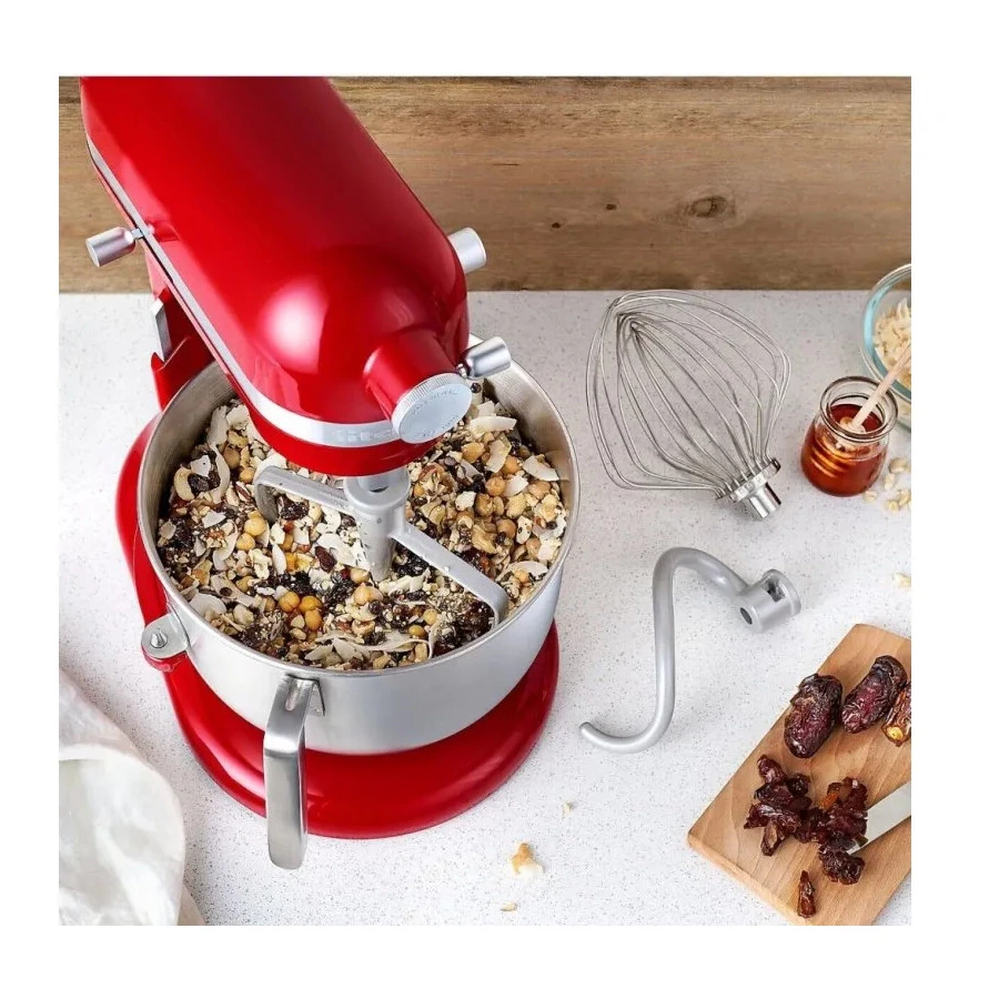 Миксер планетарный с подъемной чашей 6,6 л KitchenAid Heavy Duty 5KSM70JPXEER, красный