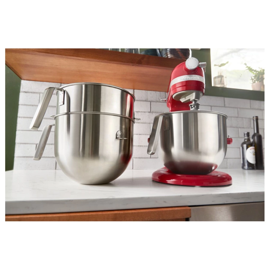 Миксер планетарный с подъемной чашей 6,6 л KitchenAid Heavy Duty 5KSM70JPXEER, красный