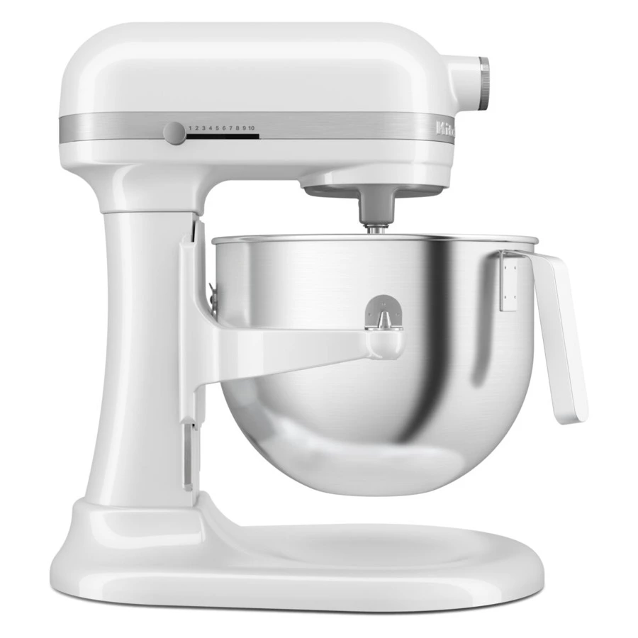 Миксер планетарный с подъемной чашей 6,6 л KitchenAid Heavy Duty 5KSM70JPXEWH, белый