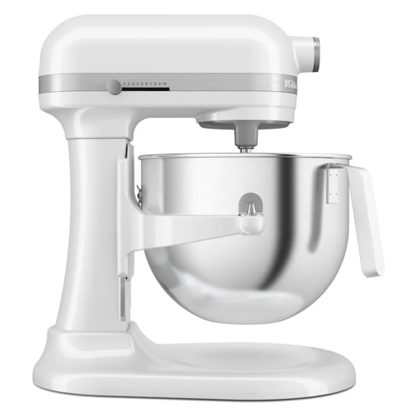 Миксер планетарный с подъемной чашей 6,6 л KitchenAid Heavy Duty 5KSM70JPXEWH, белый