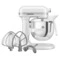 Миксер планетарный с подъемной чашей 6,6 л KitchenAid Heavy Duty 5KSM70JPXEWH, белый
