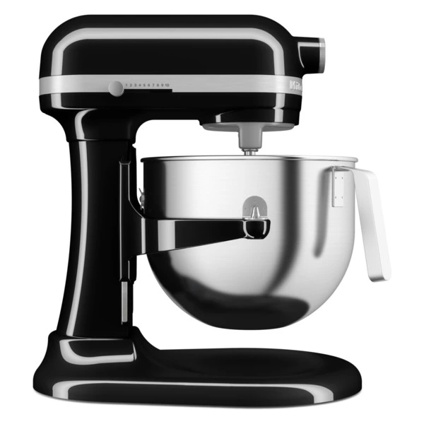 Миксер планетарный с подъемной чашей 6,6 л, KitchenAid Heavy Duty 5KSM70JPXEOB, черный