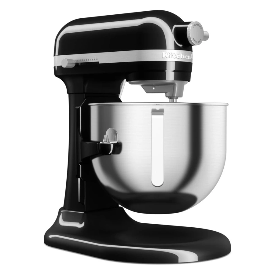 Миксер планетарный с подъемной чашей 6,6 л, KitchenAid Heavy Duty 5KSM70JPXEOB, черный