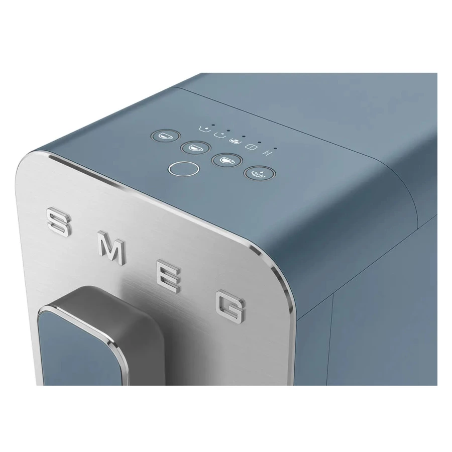 Кофемашина автоматическая SMEG BCC12SBMEU Collezione с капучинатором, синий шторм