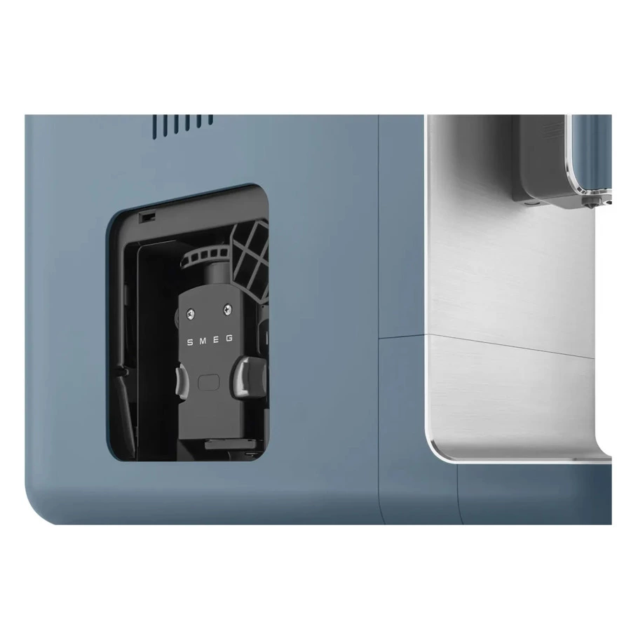 Кофемашина автоматическая SMEG BCC12SBMEU Collezione с капучинатором, синий шторм