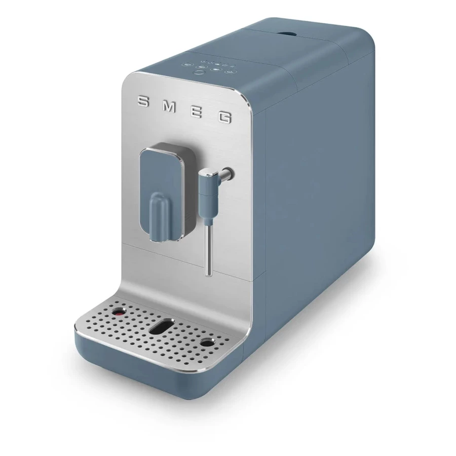Кофемашина автоматическая SMEG BCC12SBMEU Collezione с капучинатором, синий шторм