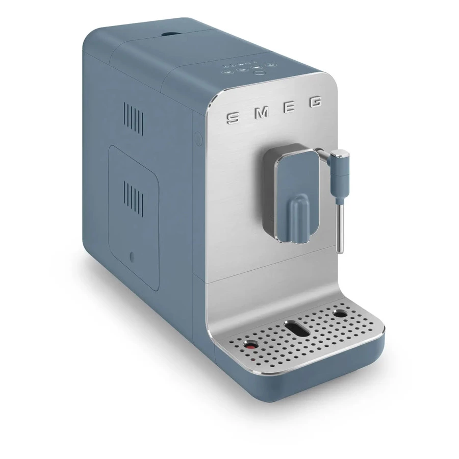 Кофемашина автоматическая SMEG BCC12SBMEU Collezione с капучинатором, синий шторм