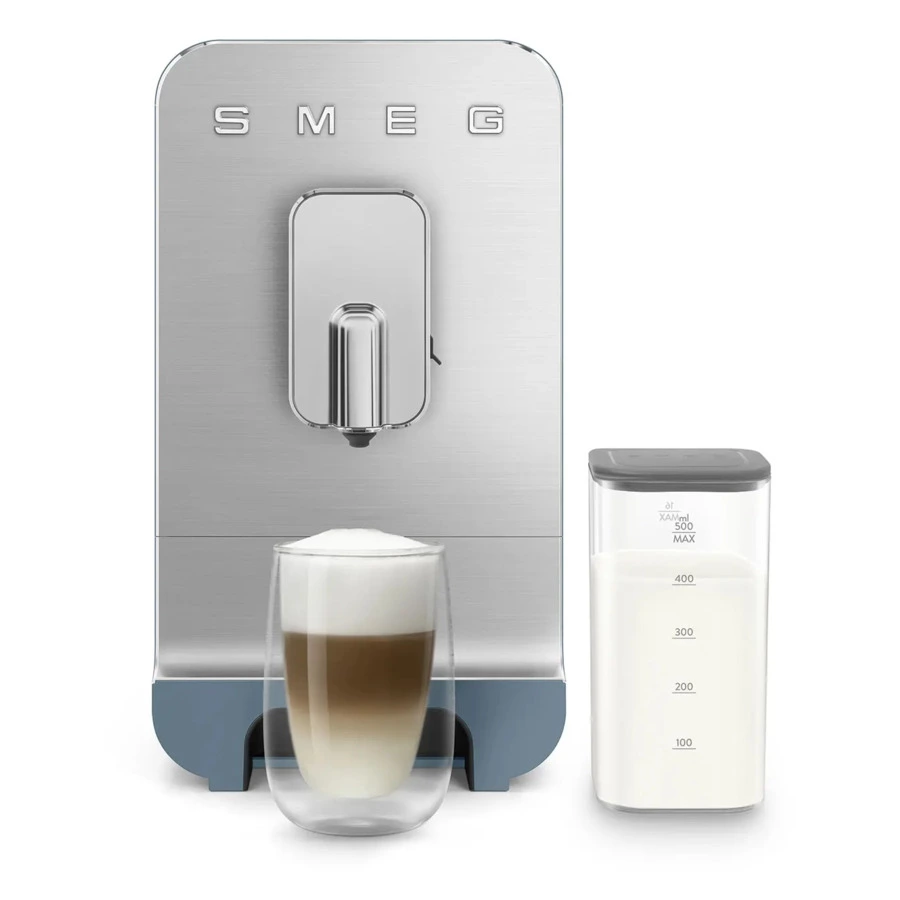 Кофемашина автоматическая SMEG BCC13SBMEU Collezione  с молочной системой, синий шторм