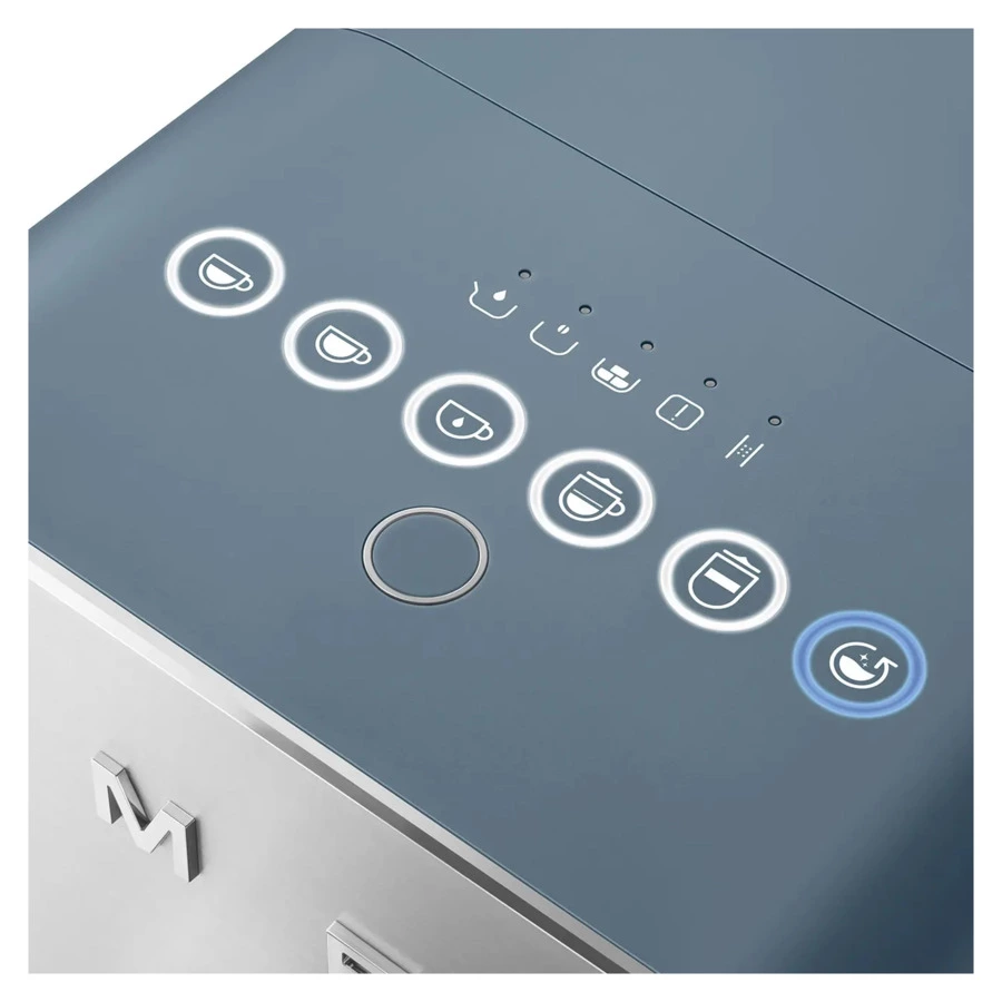 Кофемашина автоматическая SMEG BCC13SBMEU Collezione  с молочной системой, синий шторм