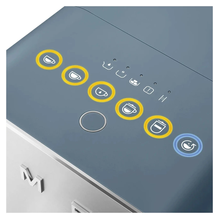 Кофемашина автоматическая SMEG BCC13SBMEU Collezione  с молочной системой, синий шторм