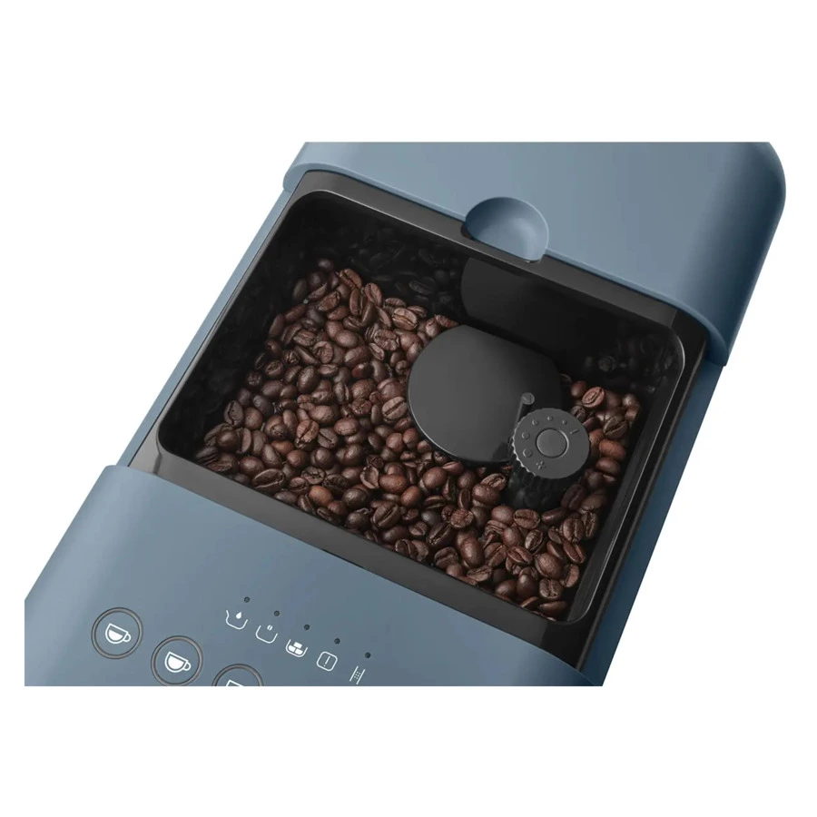 Кофемашина автоматическая SMEG BCC13SBMEU Collezione  с молочной системой, синий шторм