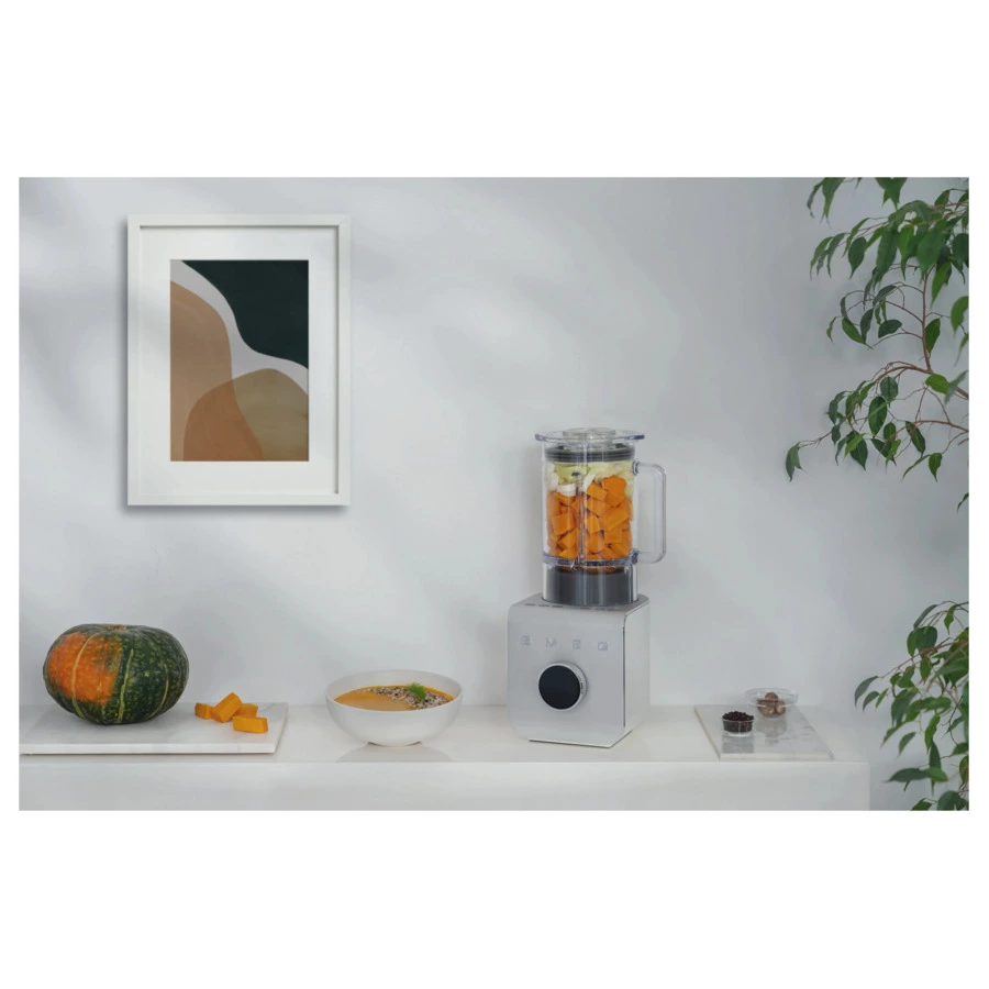 Блендер стационарный SMEG BLC02WHMEU кувшин 1,5 л, пластик, белый