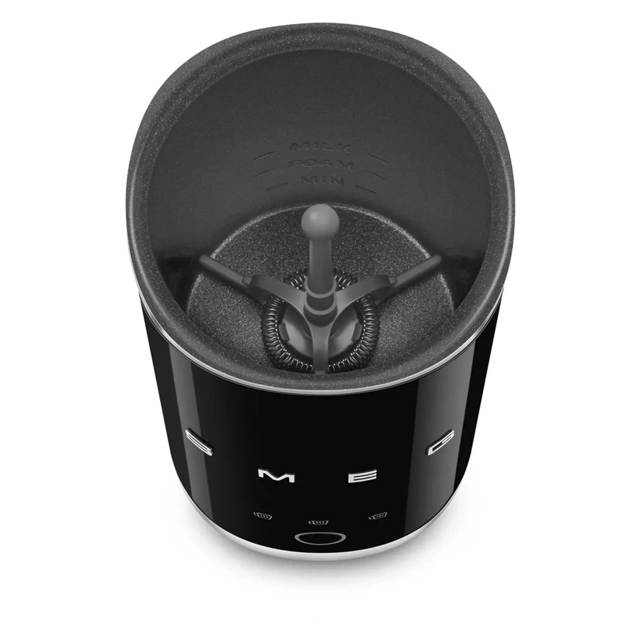 Вспениватель молока SMEG MFF02BLEU 500 Вт, до 120 мл пены, черный