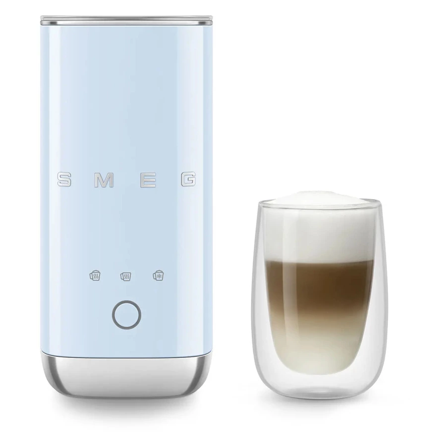 Вспениватель молока SMEG MFF02PBEU 500 Вт, до 120 мл пены, пастельный голубой