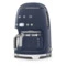 Капельная кофеварка SMEG DCF02NBEU 1050 Вт, кувшин 1,25 л, с подогревом, темно-синий (Navy Blue)