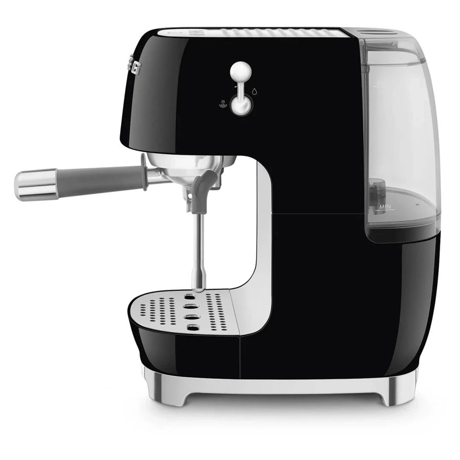 Кофемашина-эспрессо рожковая SMEG ECF03BLEU, литой алюминий, черный