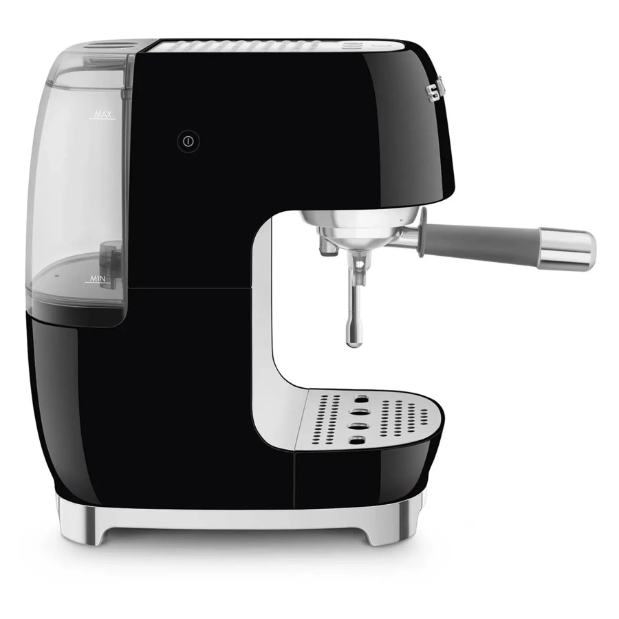 Кофемашина-эспрессо рожковая SMEG ECF03BLEU, литой алюминий, черный