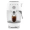 Кофемашина-эспрессо рожковая SMEG ECF03WHEU, литой алюминий, белая