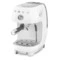 Кофемашина-эспрессо рожковая SMEG ECF03WHEU, литой алюминий, белая