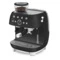 Кофемашина-эспрессо рожковая SMEG EGF03BLMEU, встроенная кофемолка, матовый черный