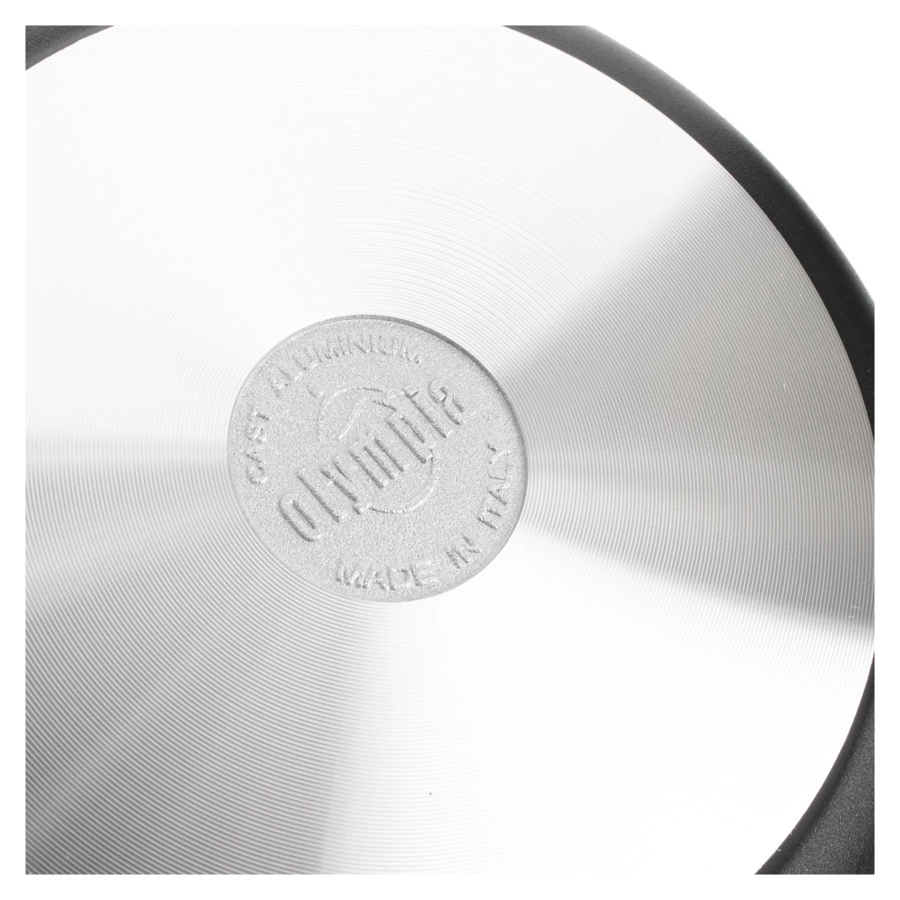 Сковорода глубокая с фиксированной ручкой OLYMPIA Supreme, Д24хН7,5 см, алюминий литой с титаном