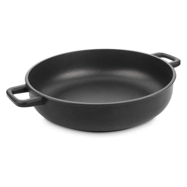 Сотейник антипригарный с двумя ручками OLYMPIA Supreme 4,6 л, Д28хН7,5 см, алюминий литой с титаном