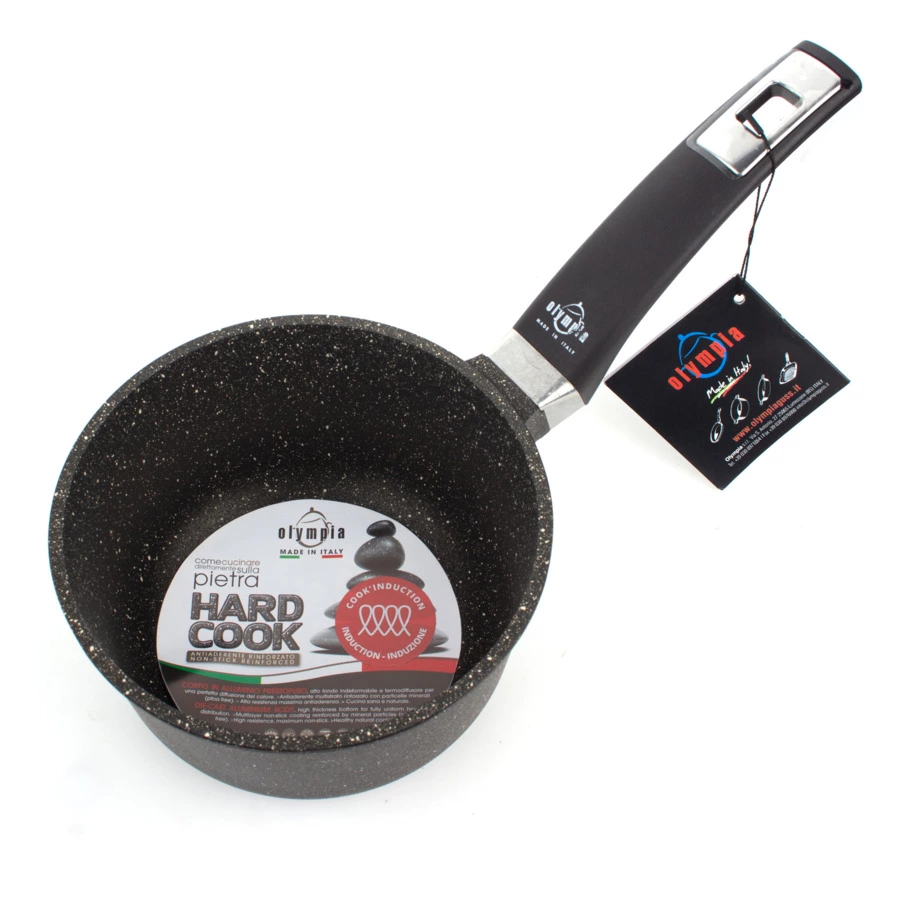 Ковш индукционный OLYMPIA Hard Cook Fix Induction 1,9 л, Д16хН9,5 см, алюминий литой