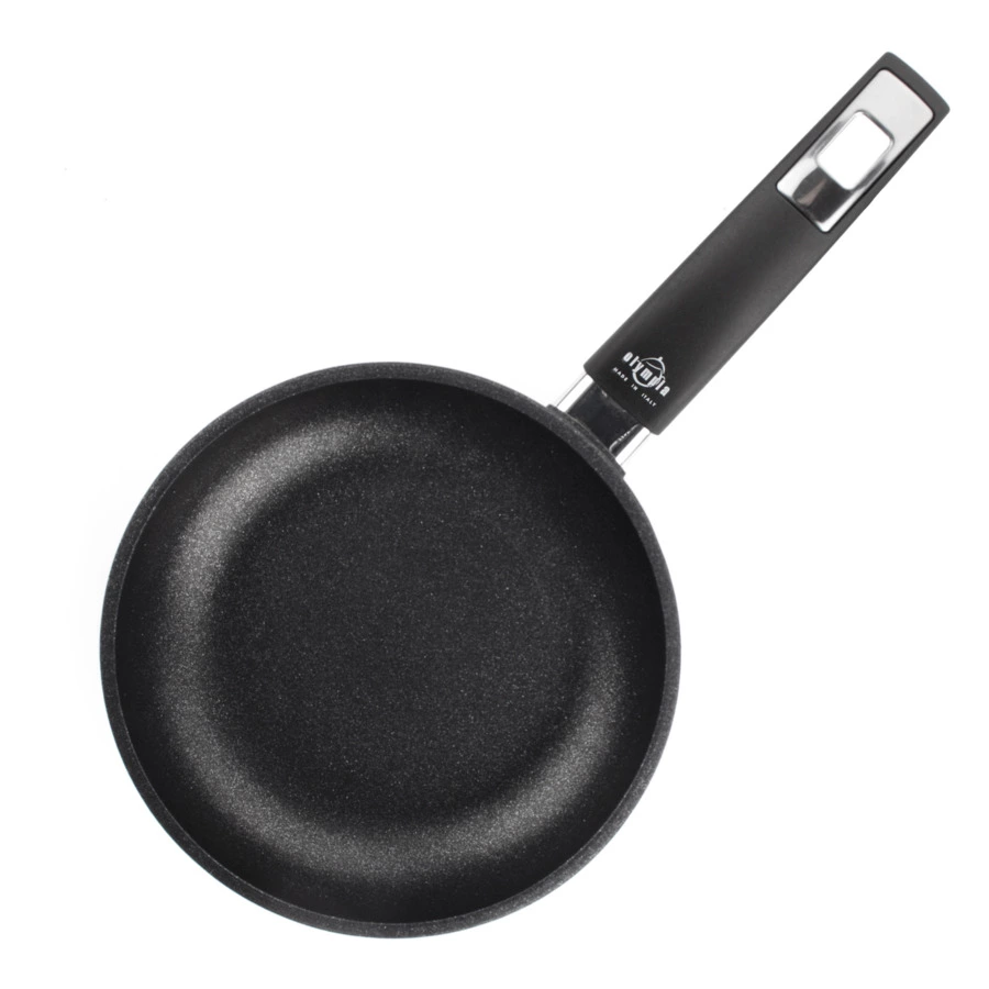 Сковорода индукционная с фиксированной ручкой OLYMPIA Diamant Plus, Д20хН4 см, алюминий литой